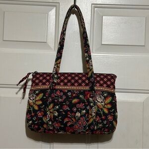 Vintage Vera Bradley Anastasia Retired Handbag Tote Rose's Floral 90s